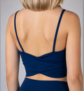 The Cross Back Top / Navy