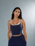 The Double Support Bra / Navy