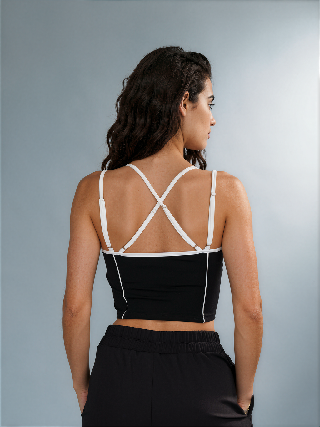 The Double Support Bra / Black