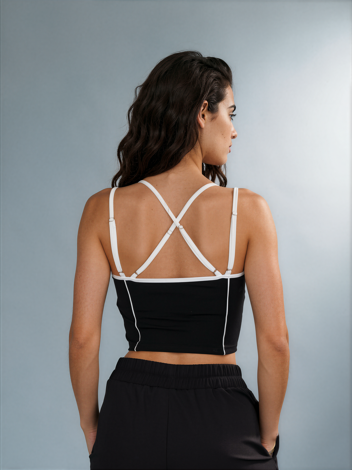 The Double Support Bra / Black