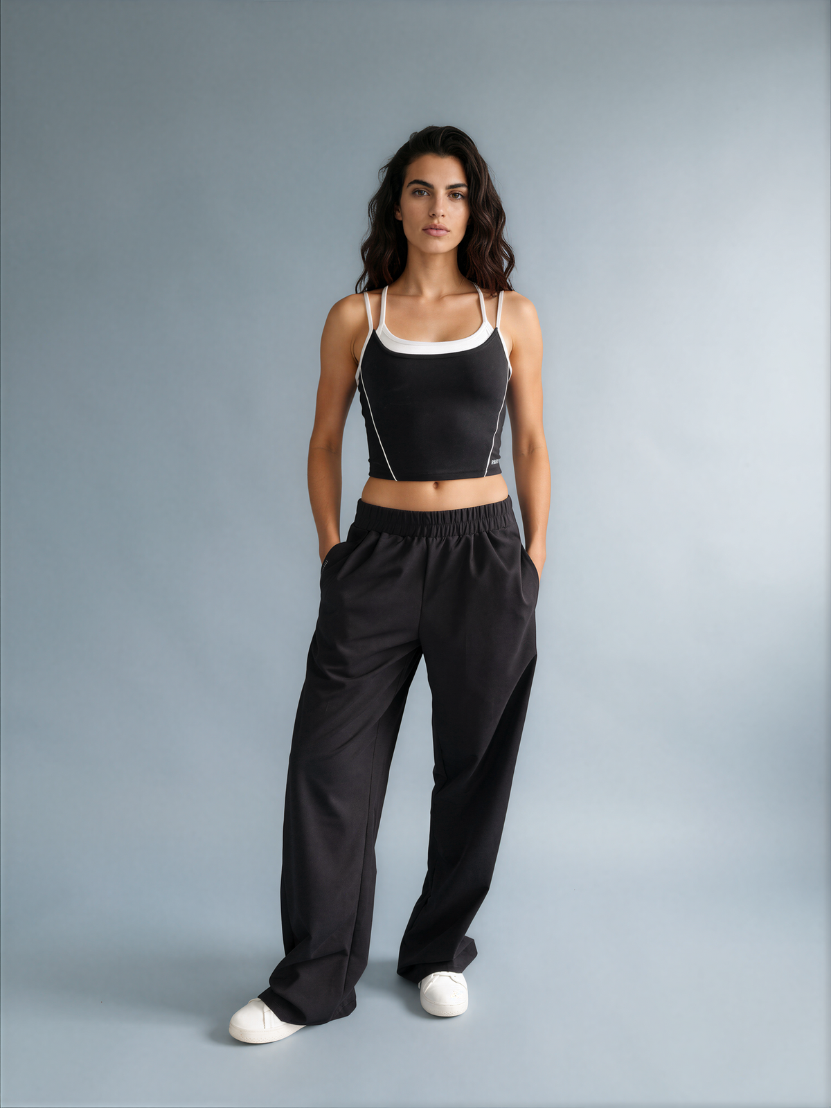 The Double Support Bra / Black