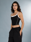 The Double Support Bra / Black