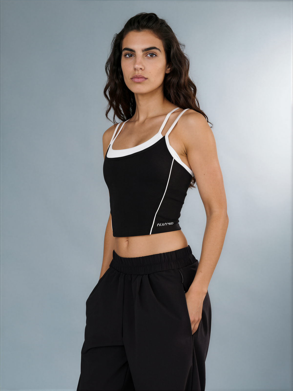 The Double Support Bra / Black