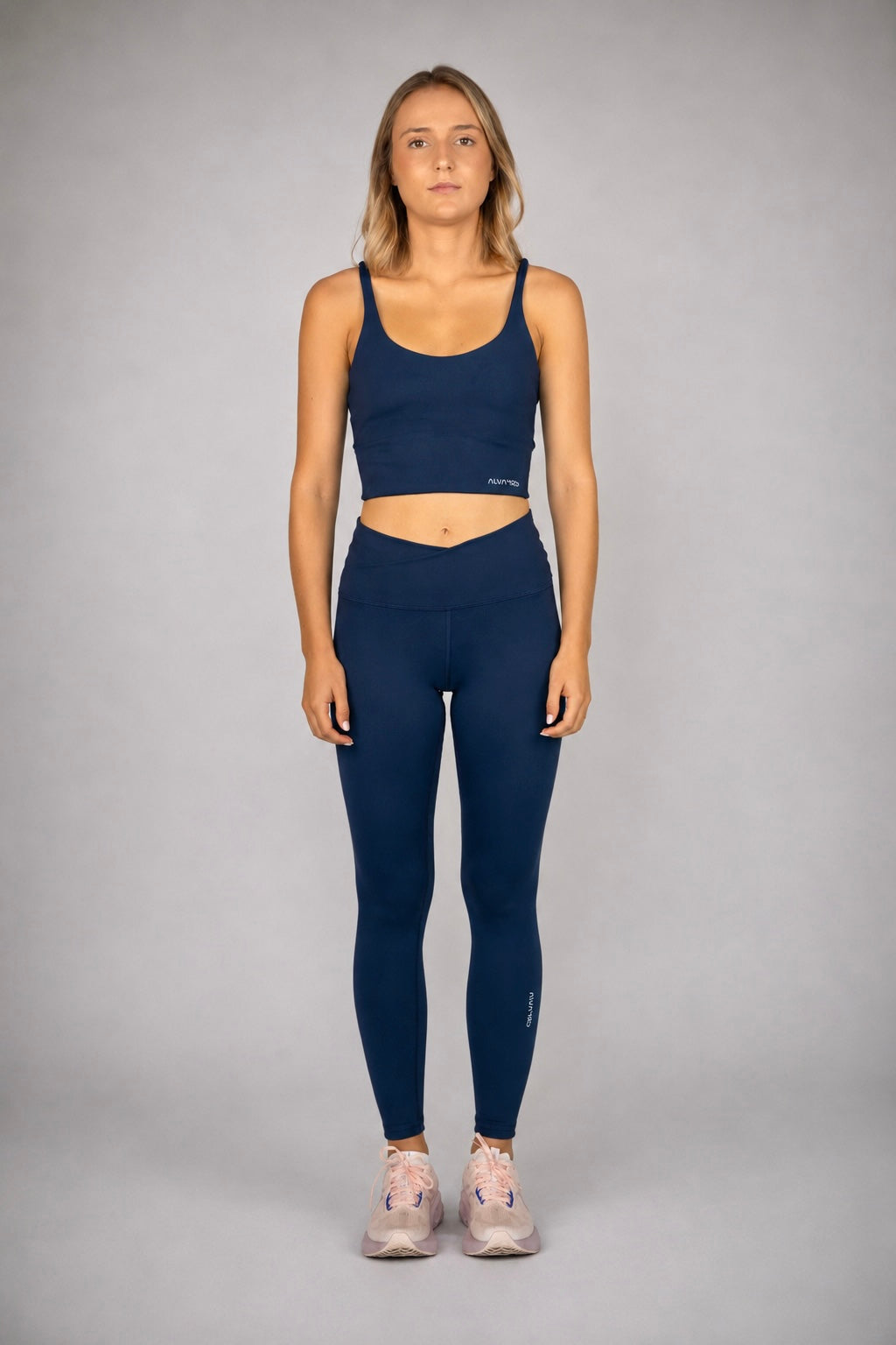 The Cross Back Top / Navy