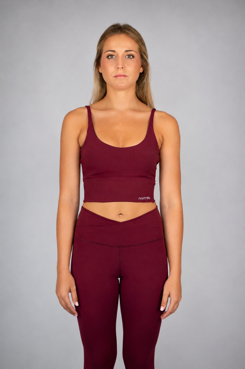 The Cross Back Top /  Raspberry