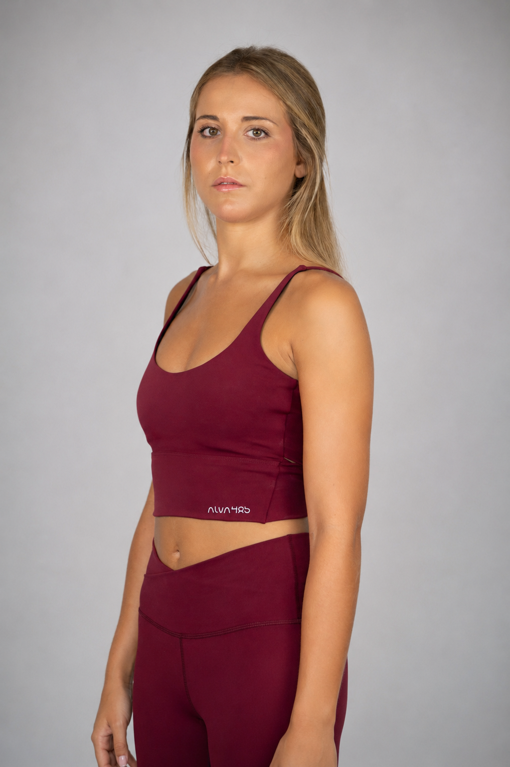 The Cross Back Top /  Raspberry