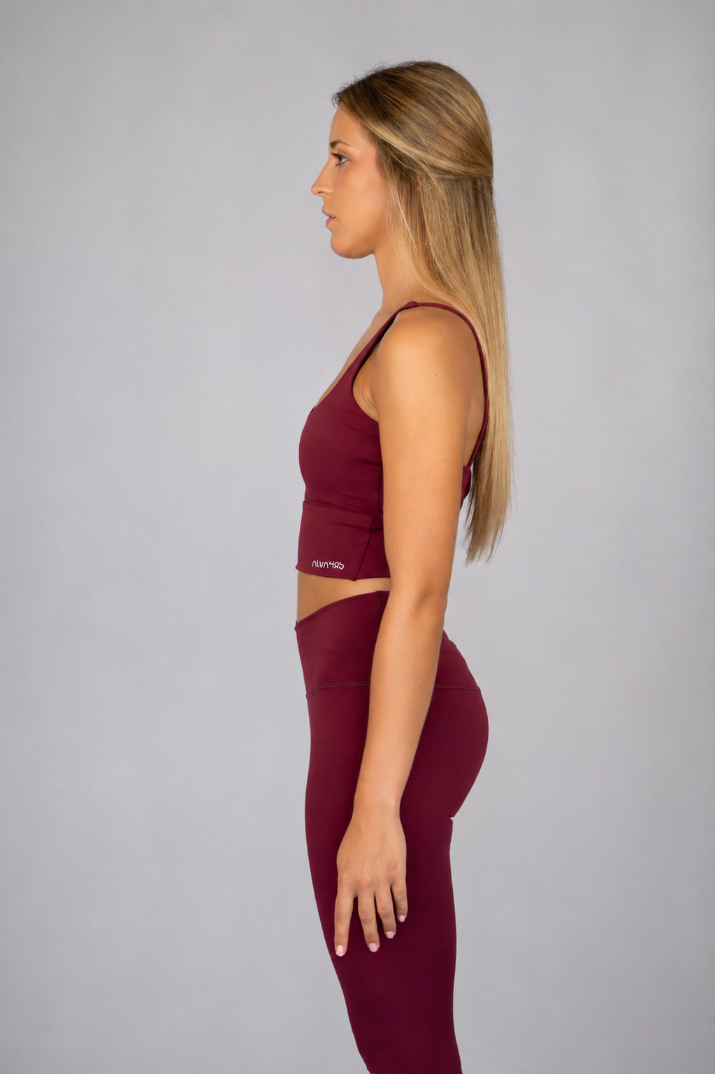 The Cross Back Top /  Raspberry