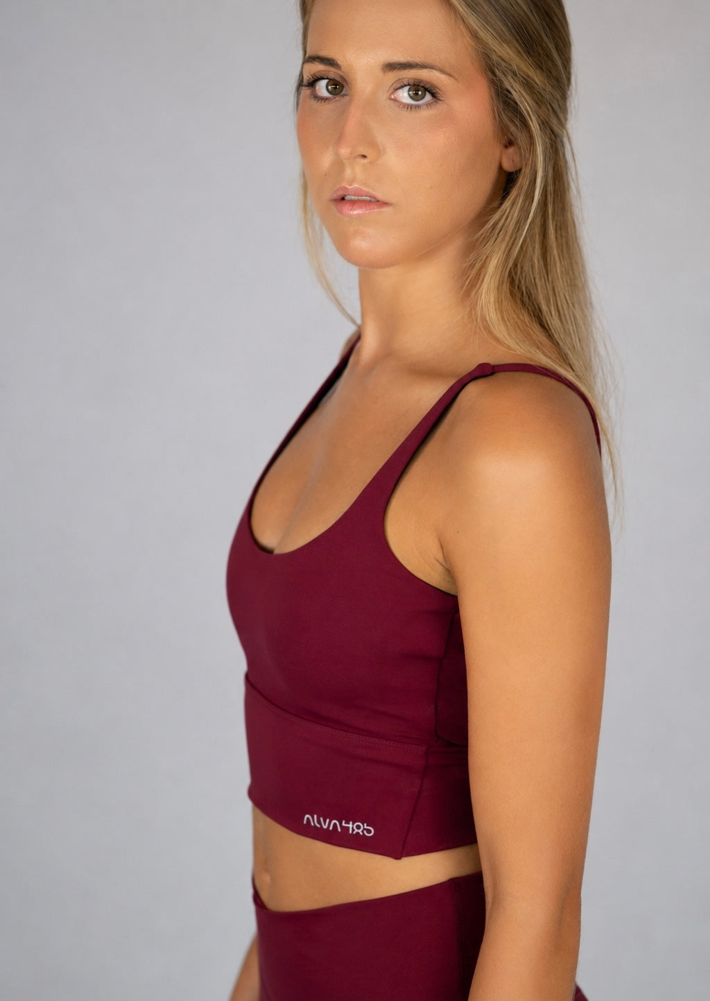 The Cross Back Top /  Raspberry